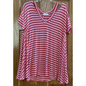 a.gain Cold Shoulder Tunic 1X